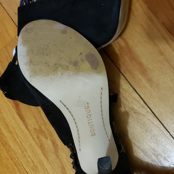 Boutique 9 -  Blk Suede 8.5M - Picture 7 of 10